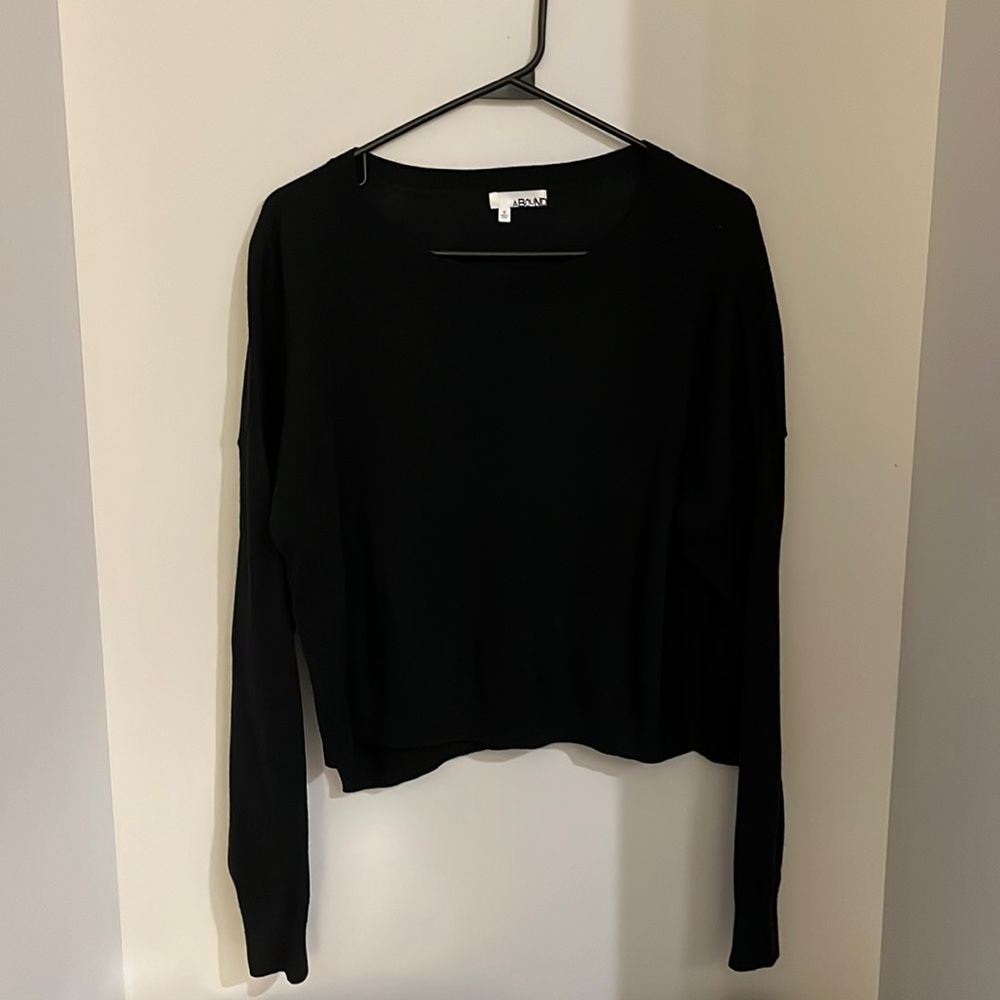 Simple black sweater